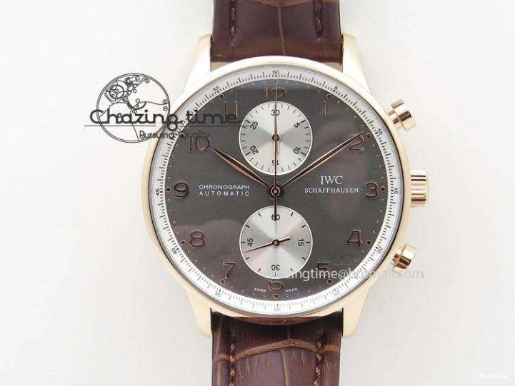 MIROTIME 0421 MoistureWicking Portuguese IW371491 ZF 1:1 Best Edition SS Blue Dial On Leather Strap A79350 (Slim Movement) V 7221